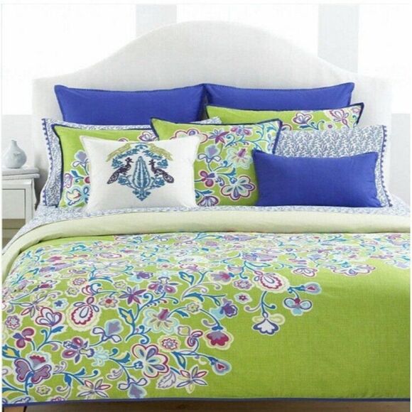 TOMMY HILFIGER Folklore COMFORTER Cover SET NEW! $230 TWIN - Picture 2 of 5
